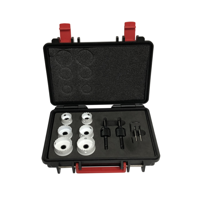 11PCS Thin Wall Shock Wave Impact Hole Saw Set