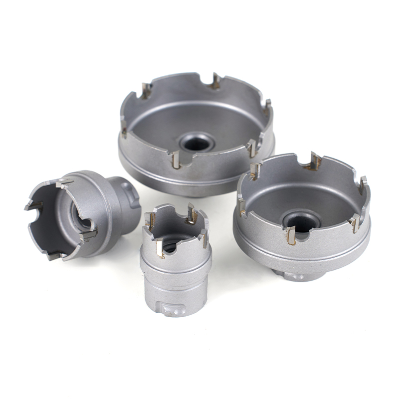 Carbide-Tipped Hole Saw Cutter for Metal Drilling